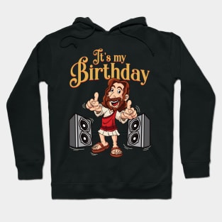 Funny Dancing Christmas Jesus Birthday Party Hoodie